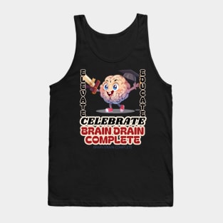 School's out, Elevate, Educate, Celebrate! Class of 2024, graduation gift, teacher gift, student gift. Tank Top